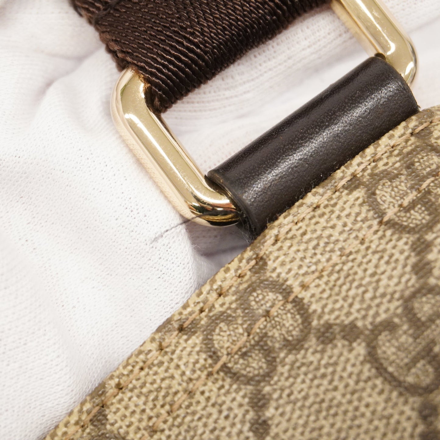 GUCCI GG Supreme 295257 Women's Shoulder Bag Beige,Brown
