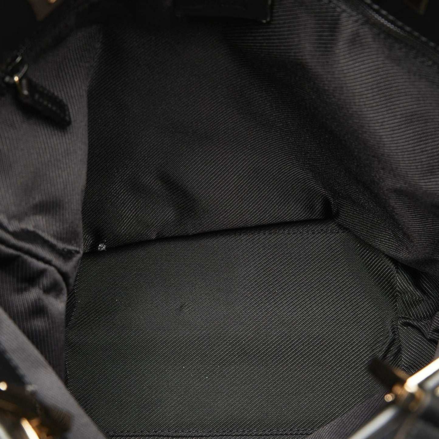 GUCCI GG canvas handbag tote bag 002 1099 black leather ladies