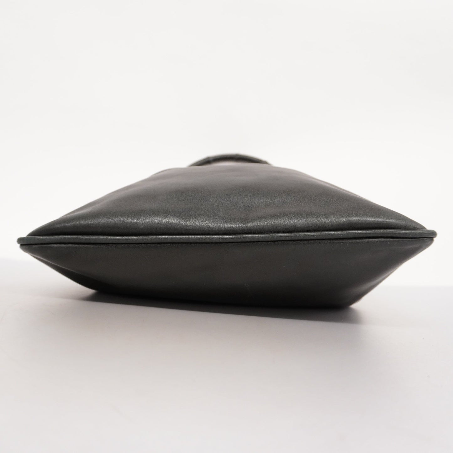 GUCCI Bamboo Shoulder Bag 001 4006 Women's Leather Shoulder Bag Black