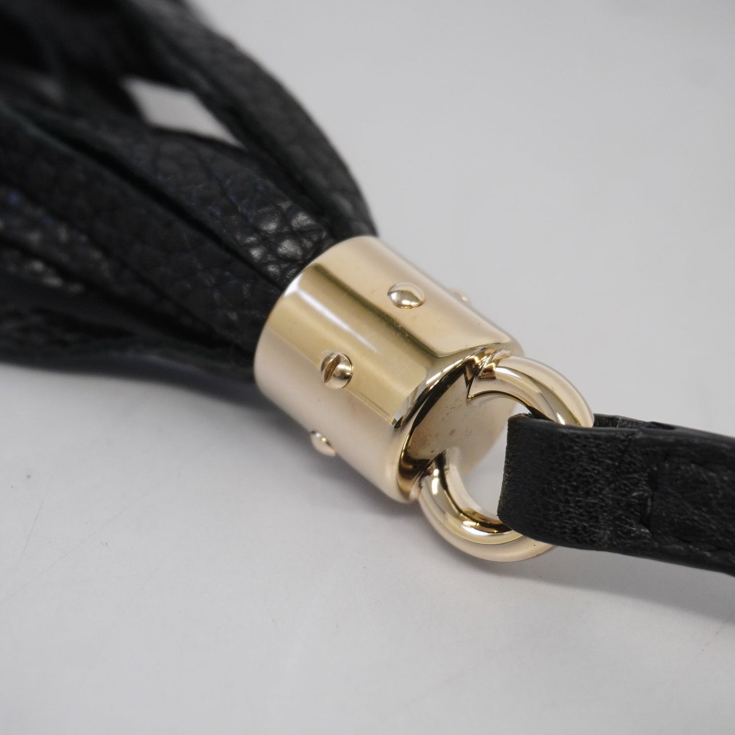 GUCCIAuth Soho Shoulder Bag 536224 Women's Leather Shoulder Bag Black