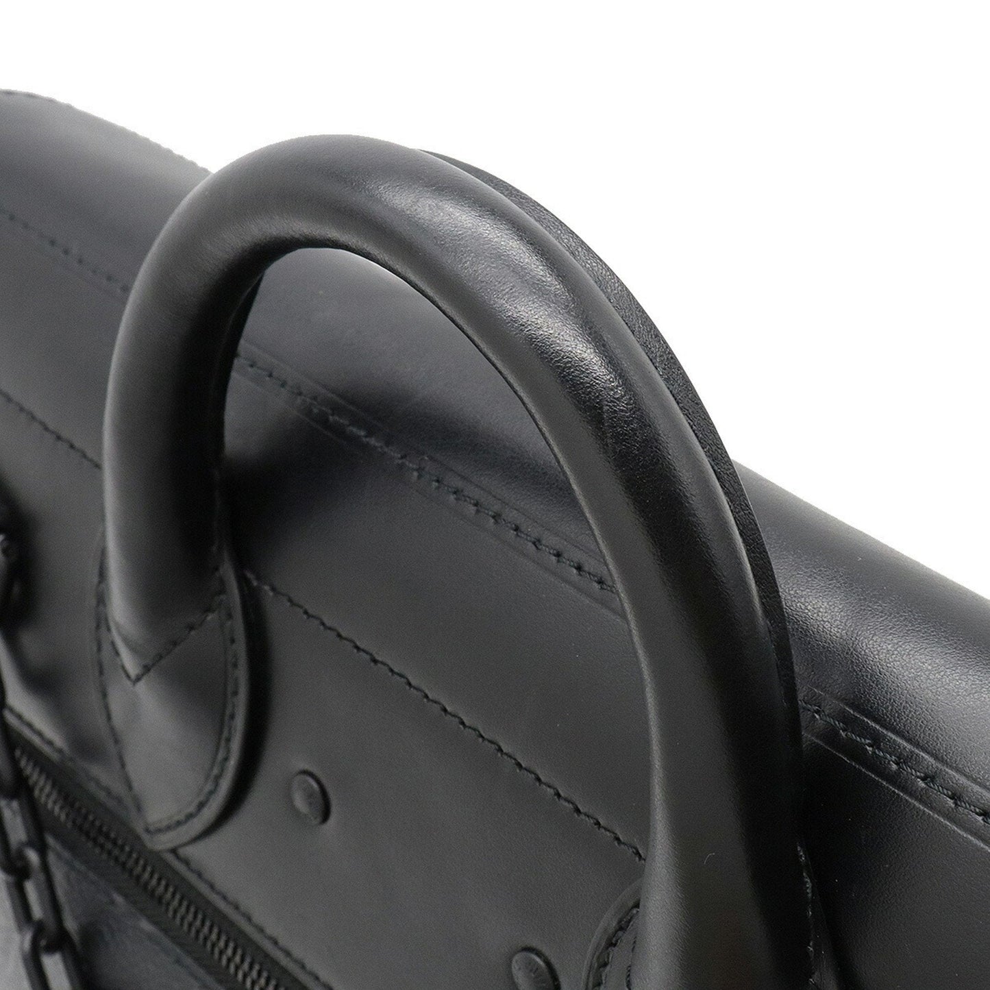 LOUIS VUITTON Monogram Eclipse Steamer PM Handbag Shoulder Bag Leather M44731