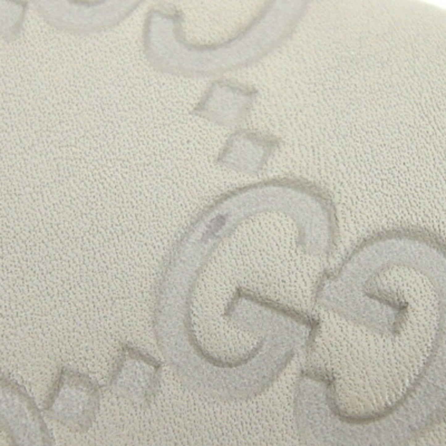 GUCCI Trifold Wallet sima 261502 Ivory Leather Women's