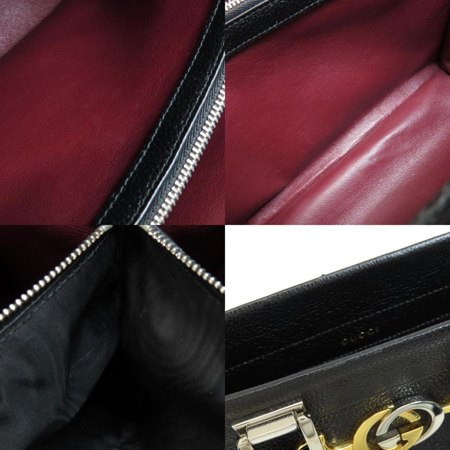 GUCCI 569712 Zumi Handbag Leather Women's