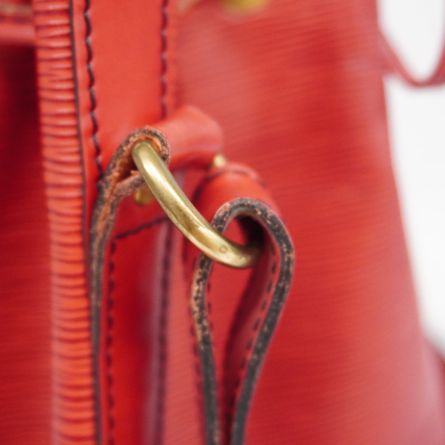 Louis Vuitton Epi Noe M59007 Women's Shoulder Bag Castilian Red