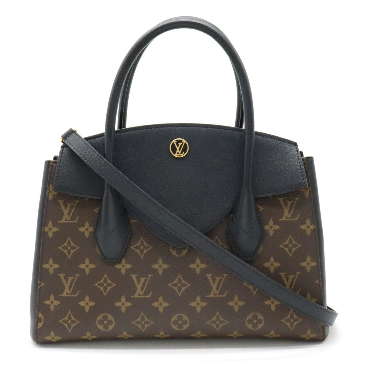 LOUIS VUITTON Monogram Florine Handbag Shoulder Bag Noir Black M42269