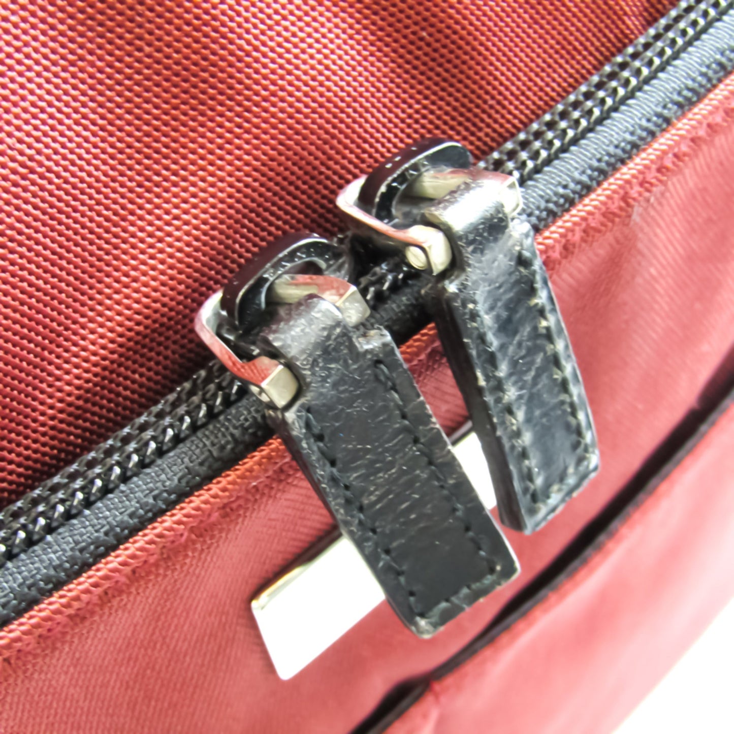 Gucci 019 0312 Unisex Nylon Canvas,Leather Messenger Bag,Shoulder Bag Red Brown