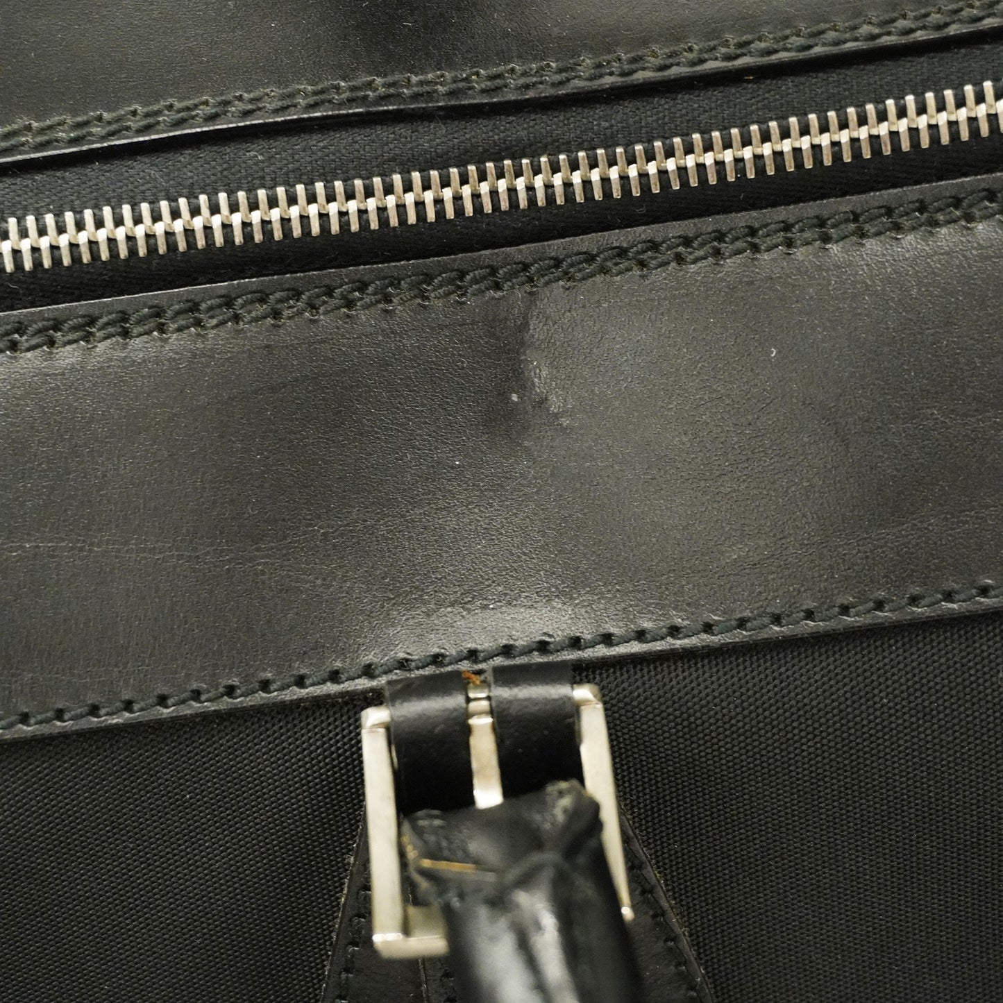 Gucci Boston Bag 201847 Men,Women,Unisex Leather,Nylon Boston Bag Black