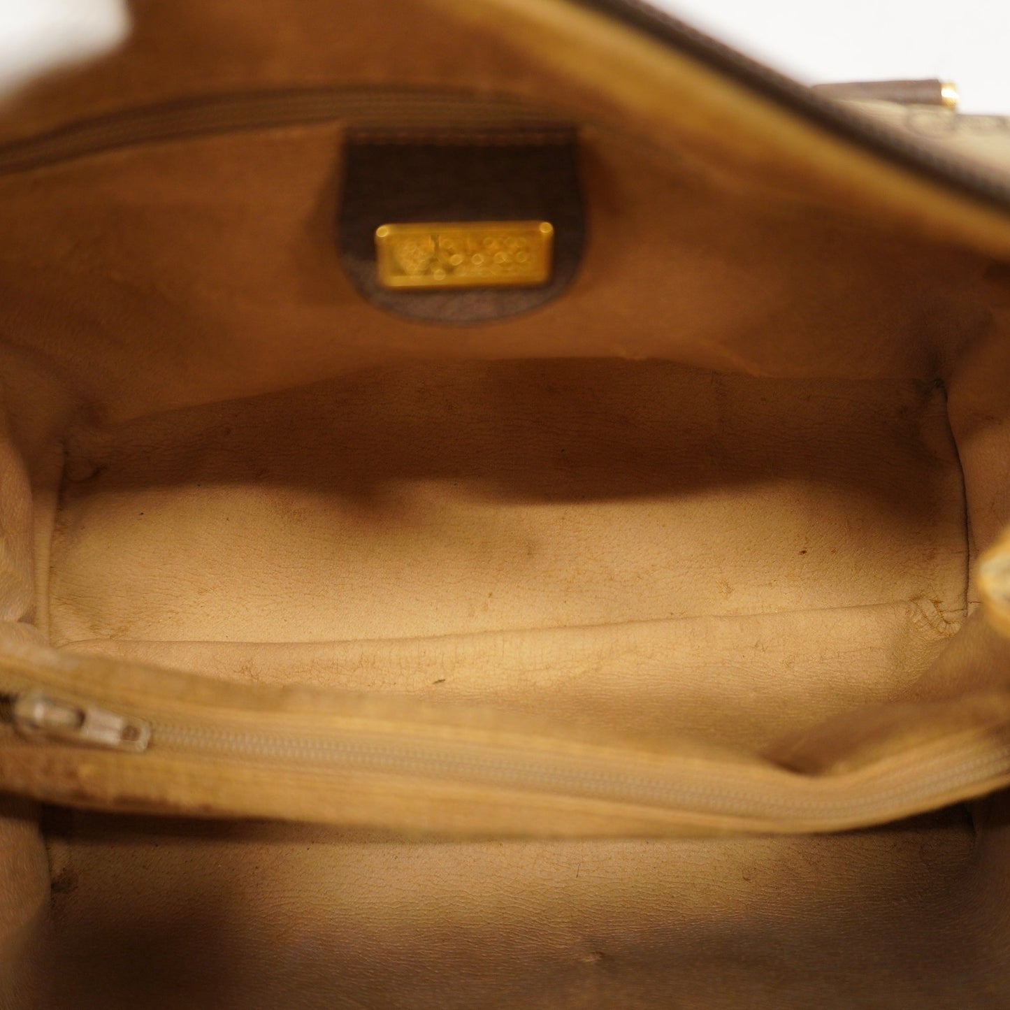 GUCCI Handbag 000 40 0207 Women's Leather Handbag Beige,Brown