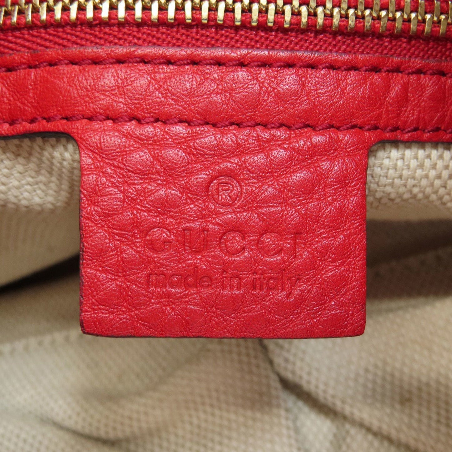 GUCCI 308982 Chain Shoulder Soho Tote Bag Leather Women's