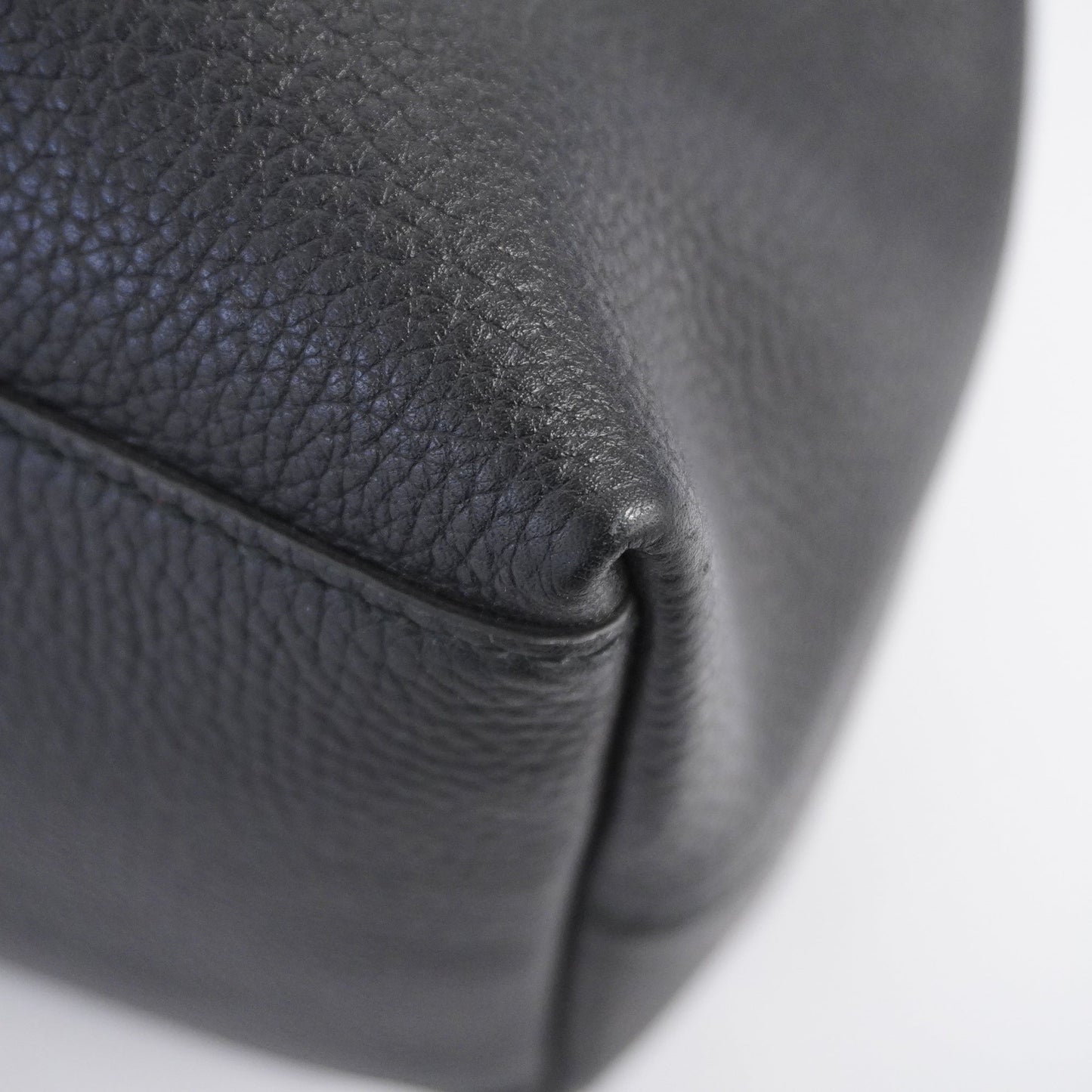 GUCCI Soho Shoulder Bag 536196 Women's Leather Black