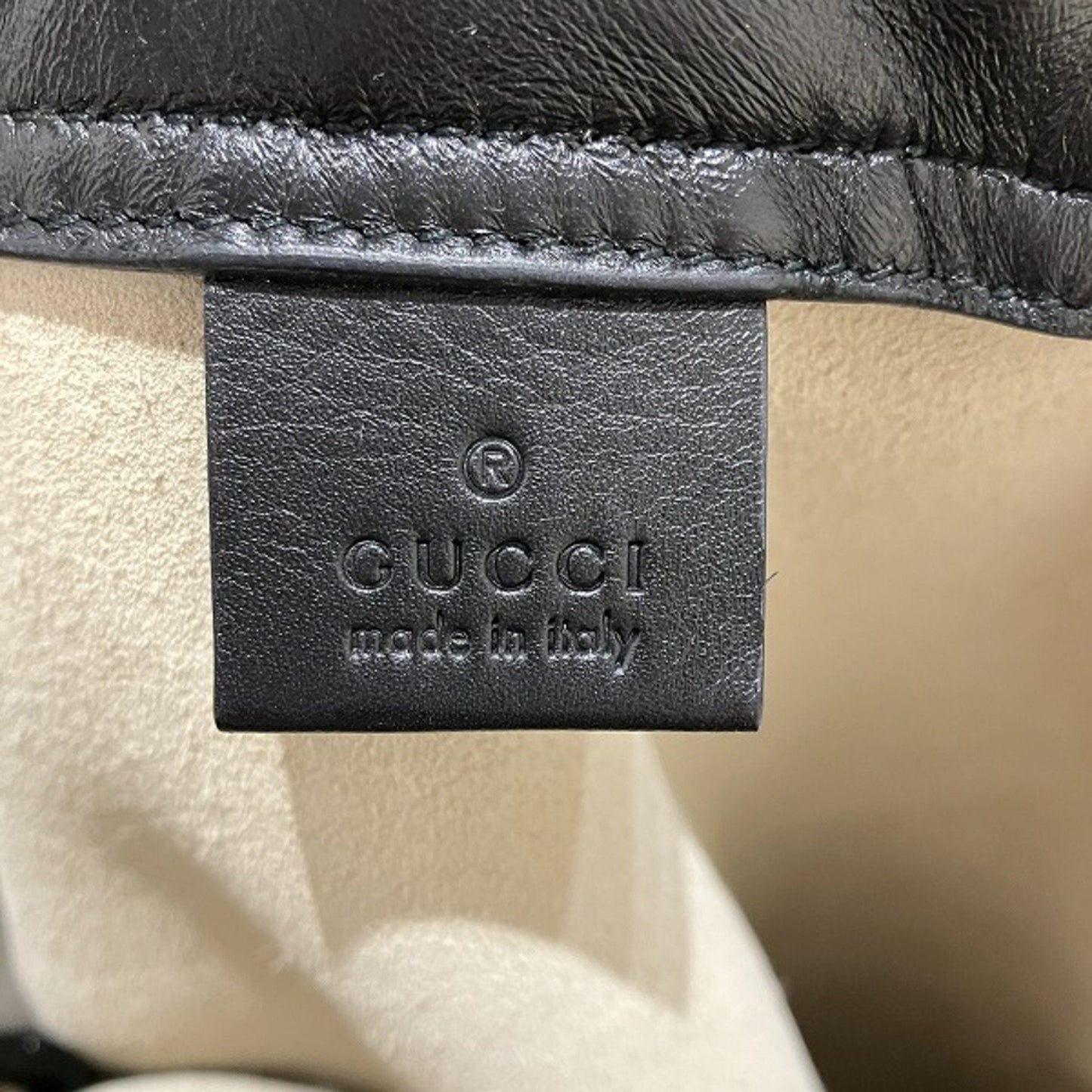 GUCCI Drawstring Bag Pack 516639 Rucksack Tote Men's