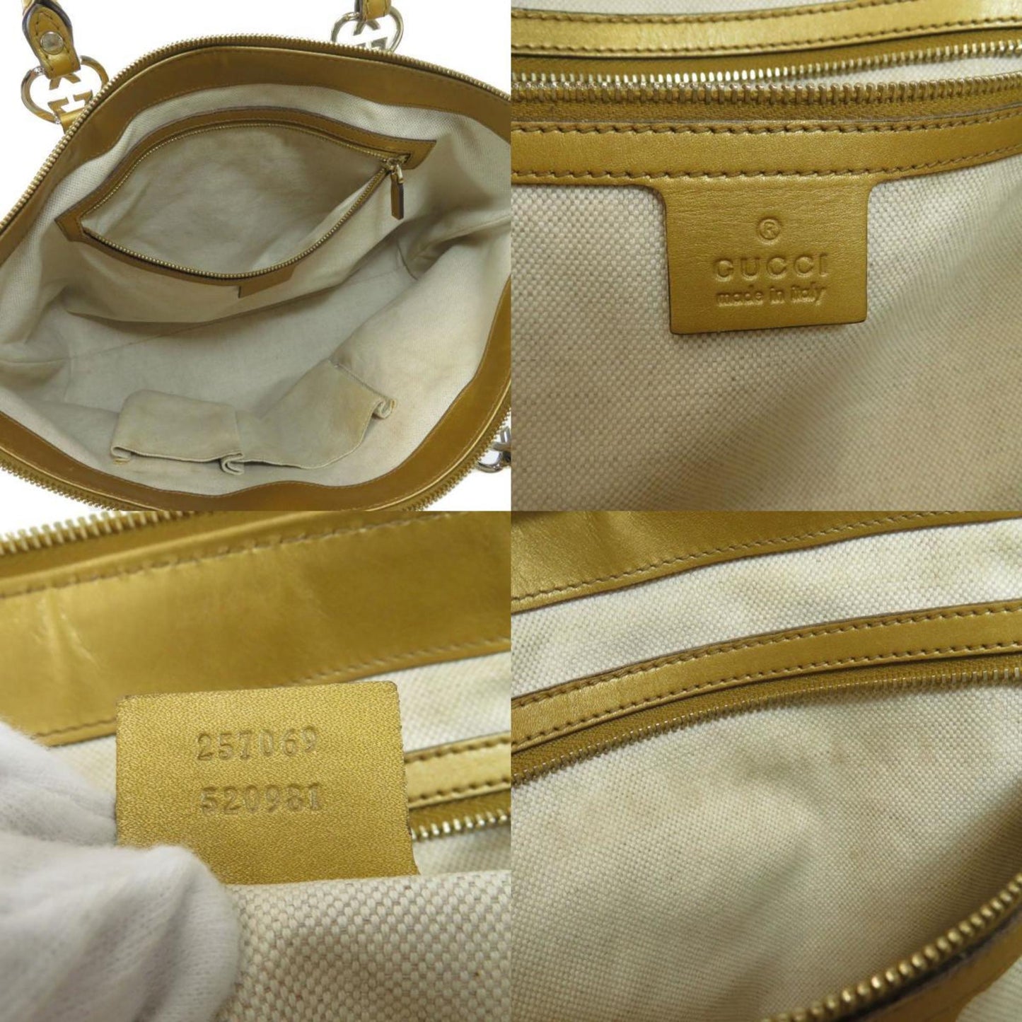 Gucci 2570639 GG Tote Bag Canvas Ladies