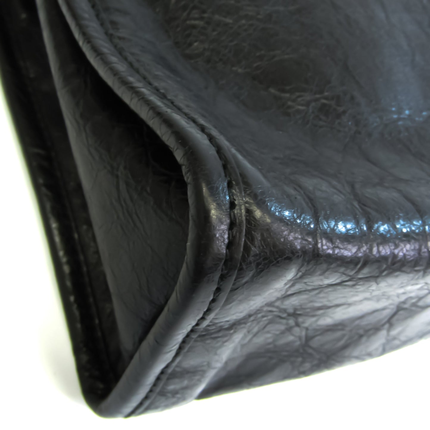 Gucci Unisex Leather Clutch Bag Black
