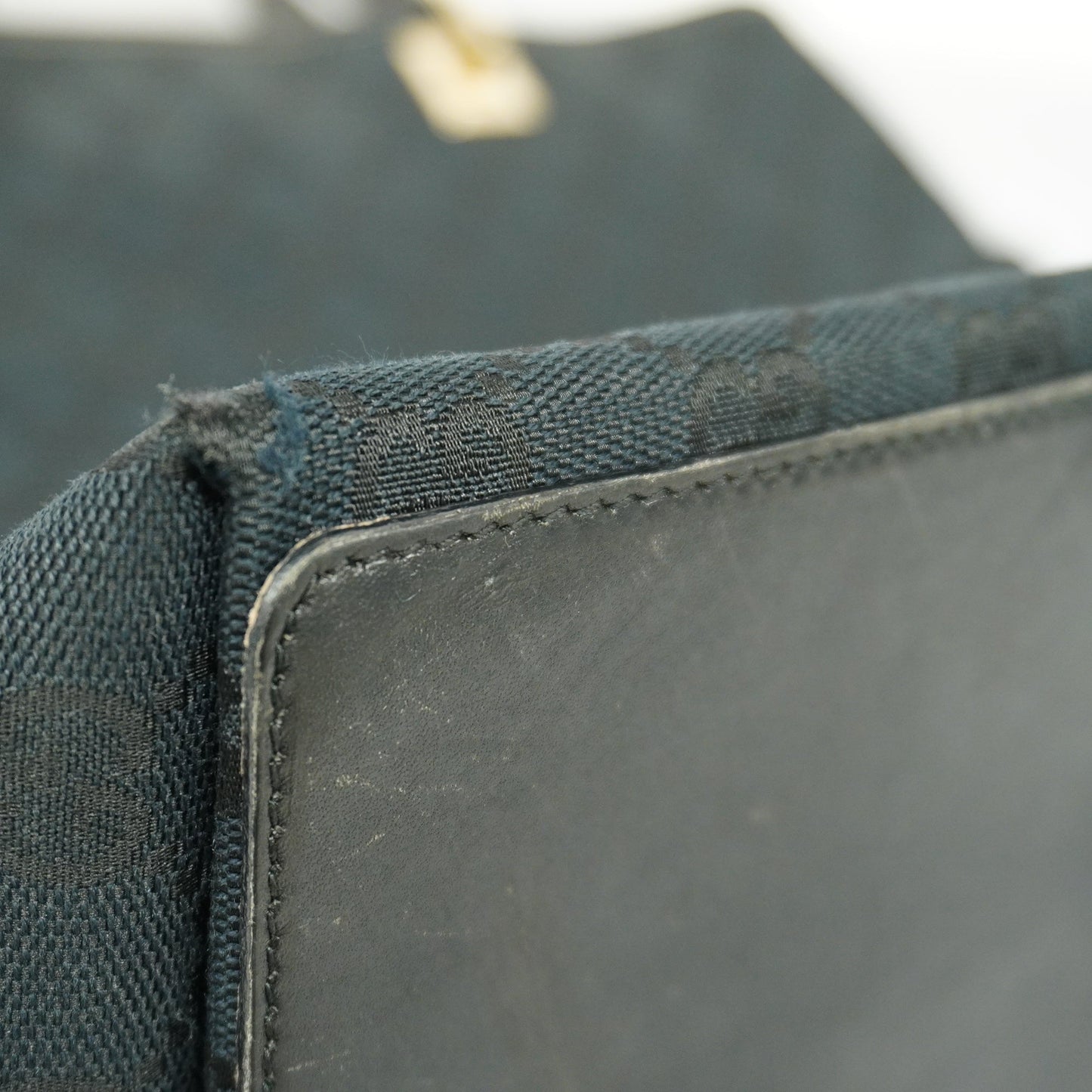 Gucci GG Canvas 002 1098 Women's Tote Bag Black