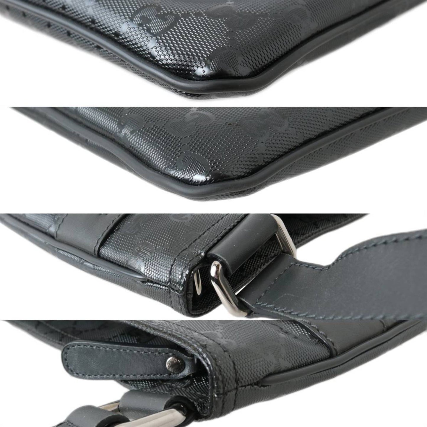 GUCCI / Gucci shoulder bag GG imprime gray 295257