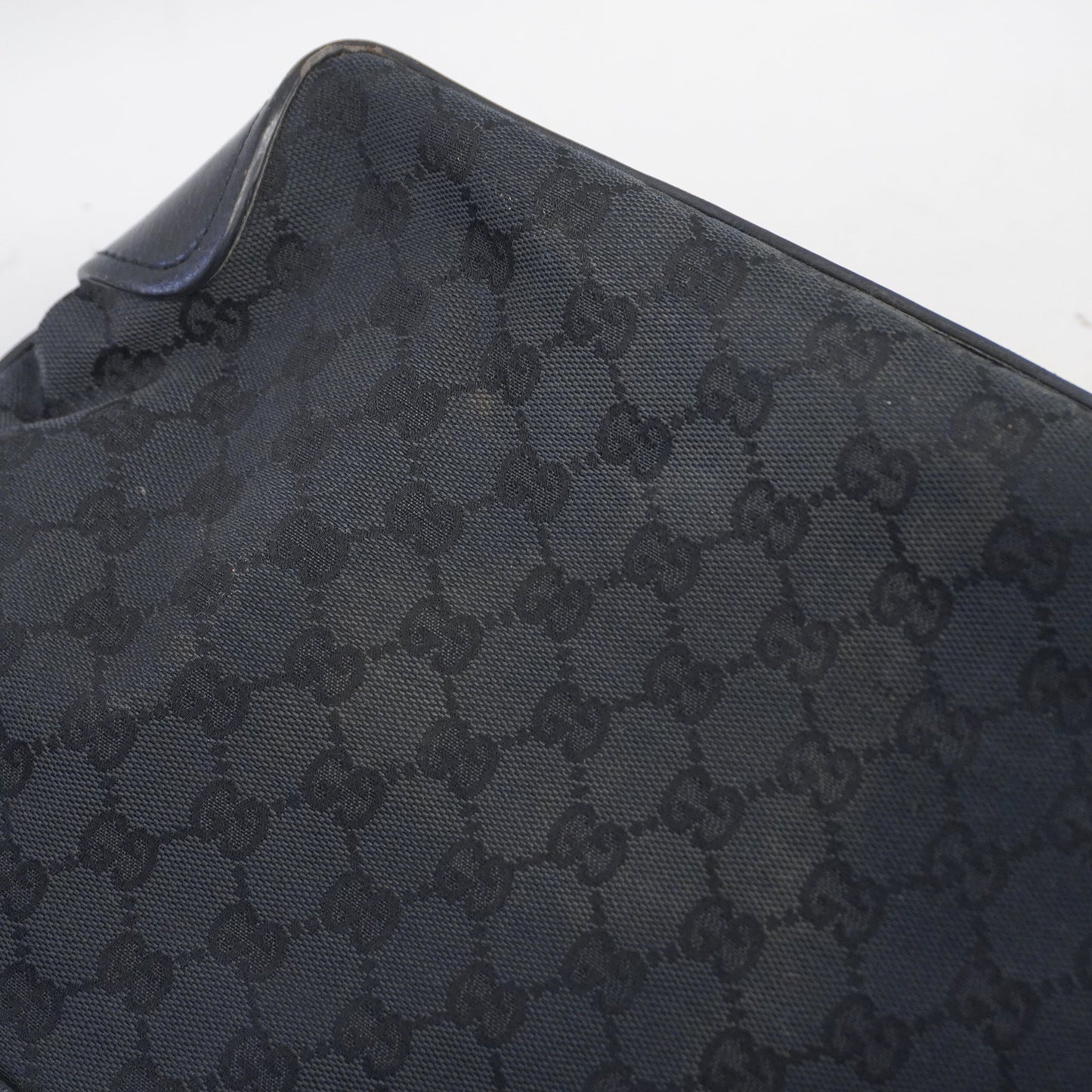 GUCCIAuth GG Canvas Tote Bag 106251 Women's Tote Bag Black