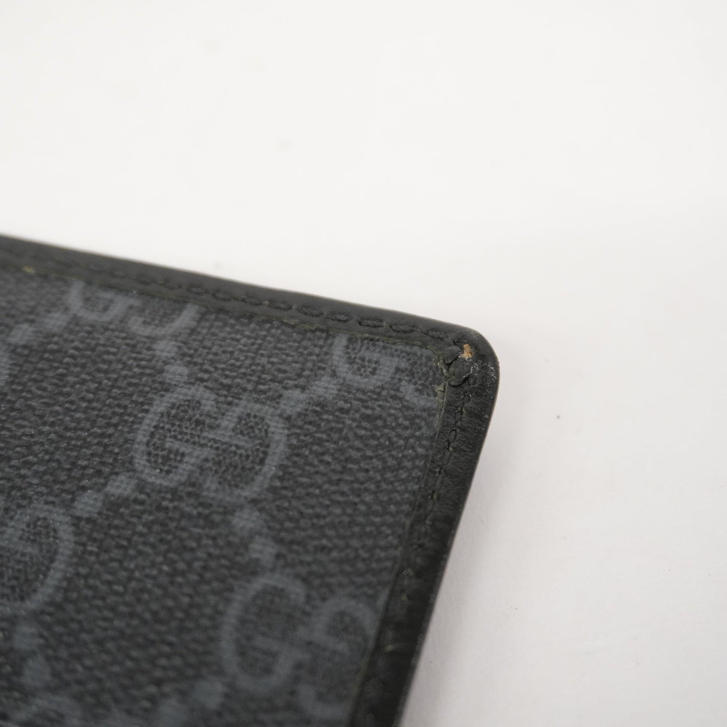 Gucci Interlocking G 697717 Silver Hardware Women's GG Supreme coin Case