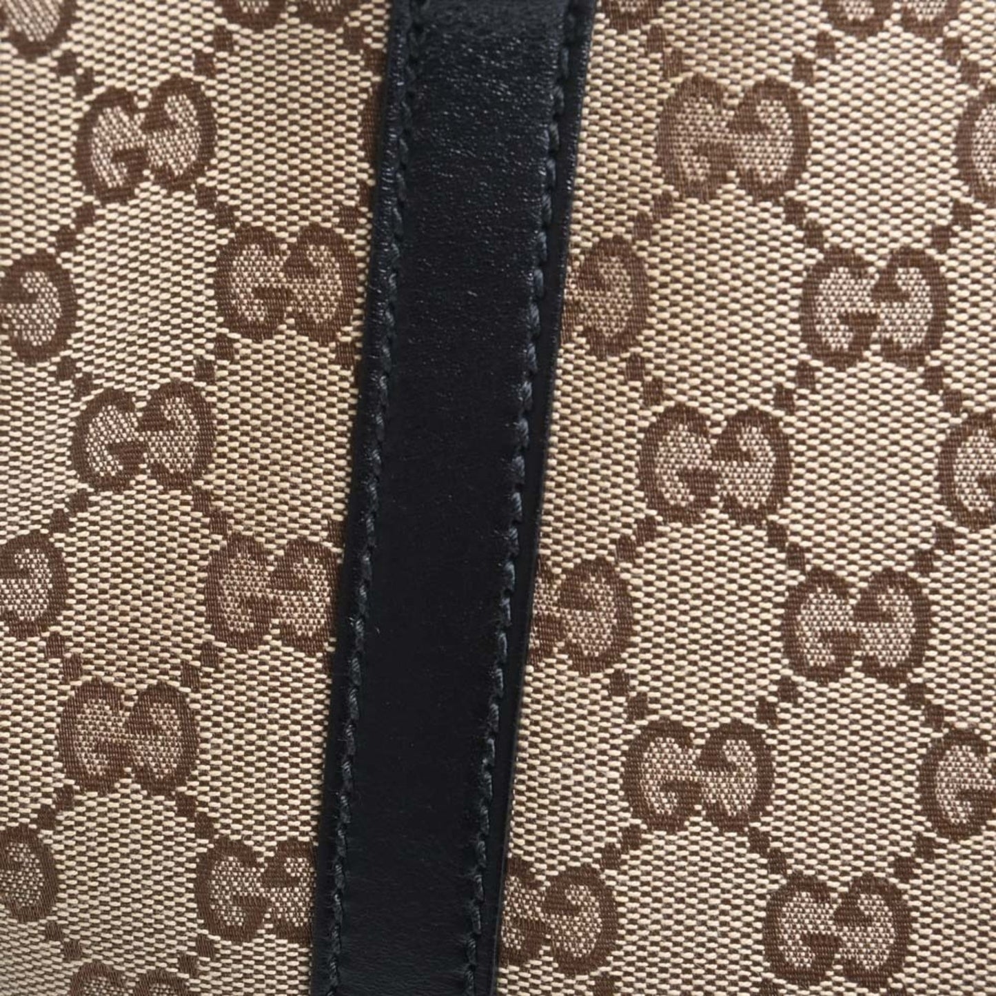 GUCCI GG Canvas Twins Tote Bag 232957 Beige/Black Women's