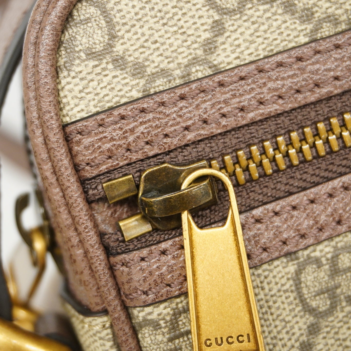 GUCCIAuth Ophidia 598127 Women's GG Supreme,Leather Beige,Brown