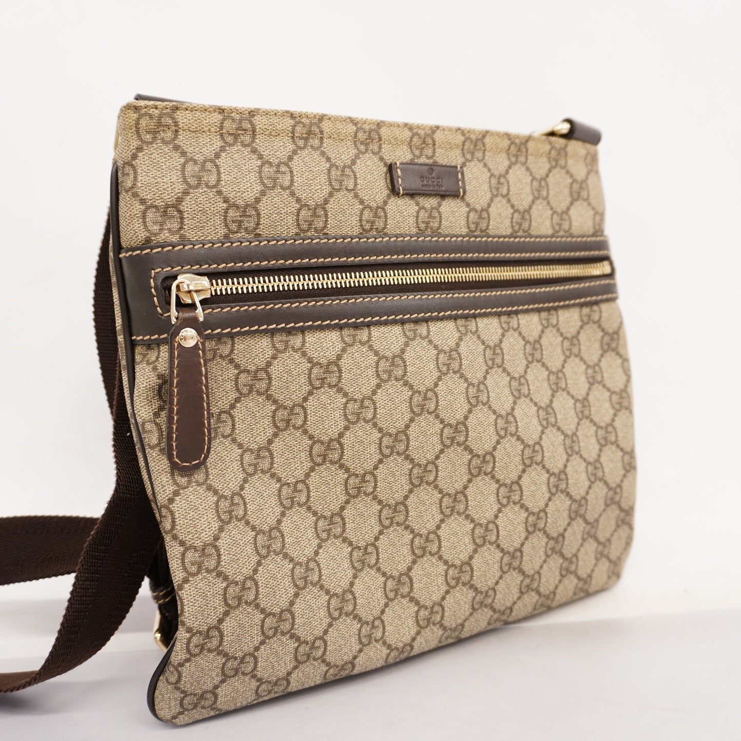 GUCCI GG Supreme 295257 Women's Shoulder Bag Beige,Brown