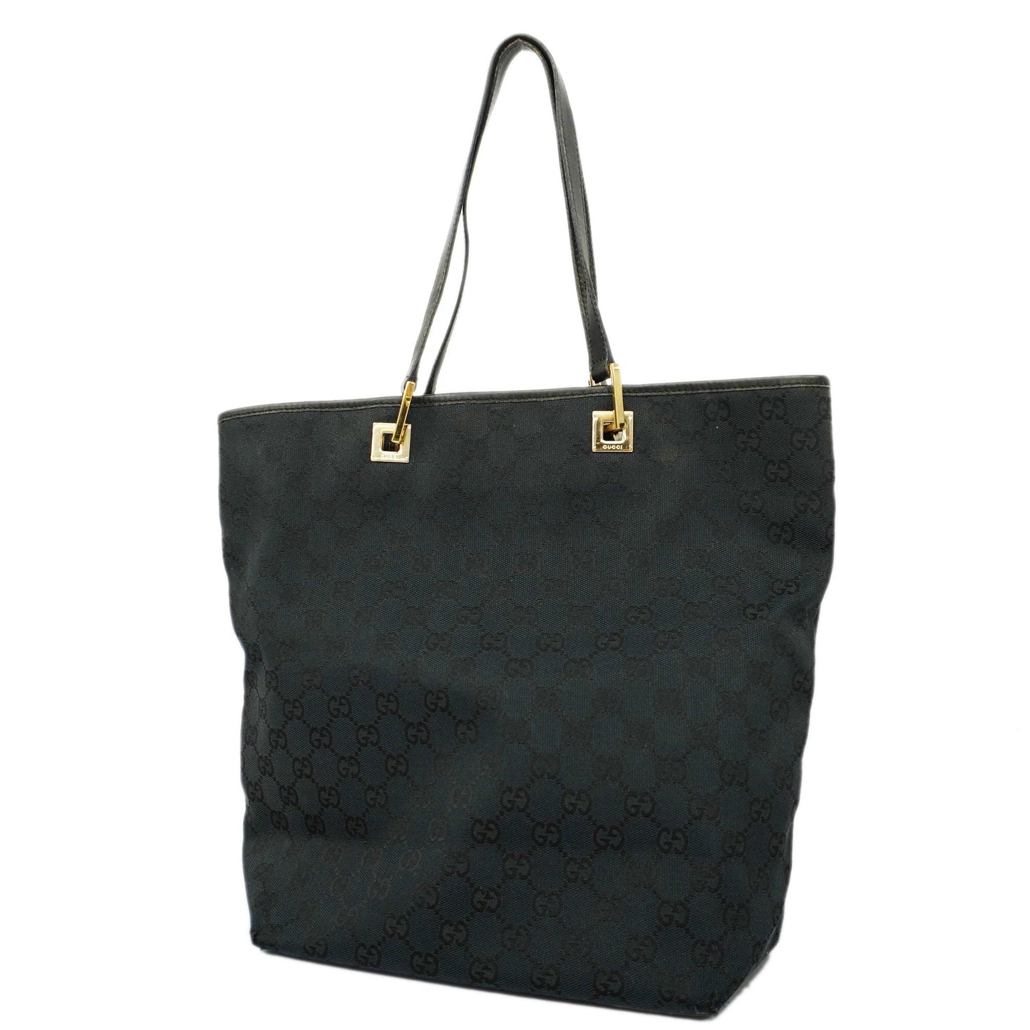 Gucci GG Canvas 002 1098 Women's Tote Bag Black