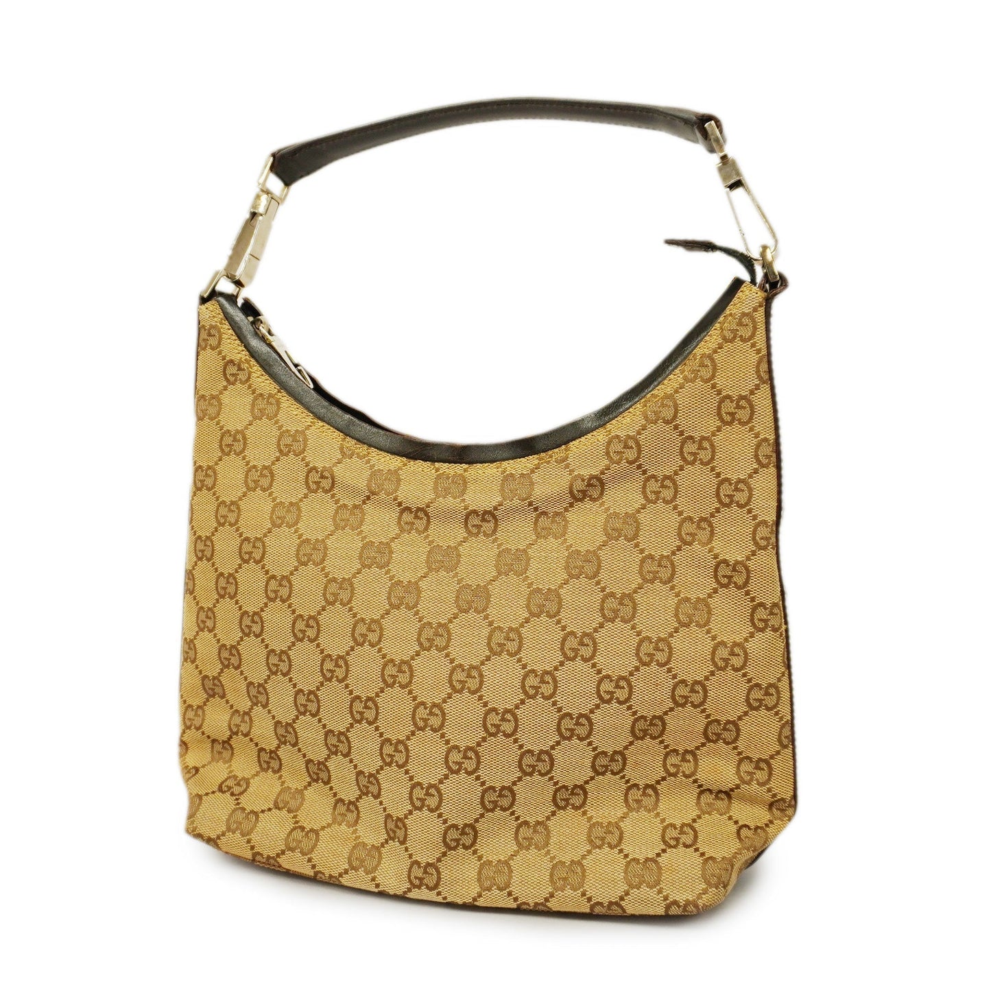 GUCCI GG Canvas Handbag 000 0602 Women's Handbag Beige,Brown