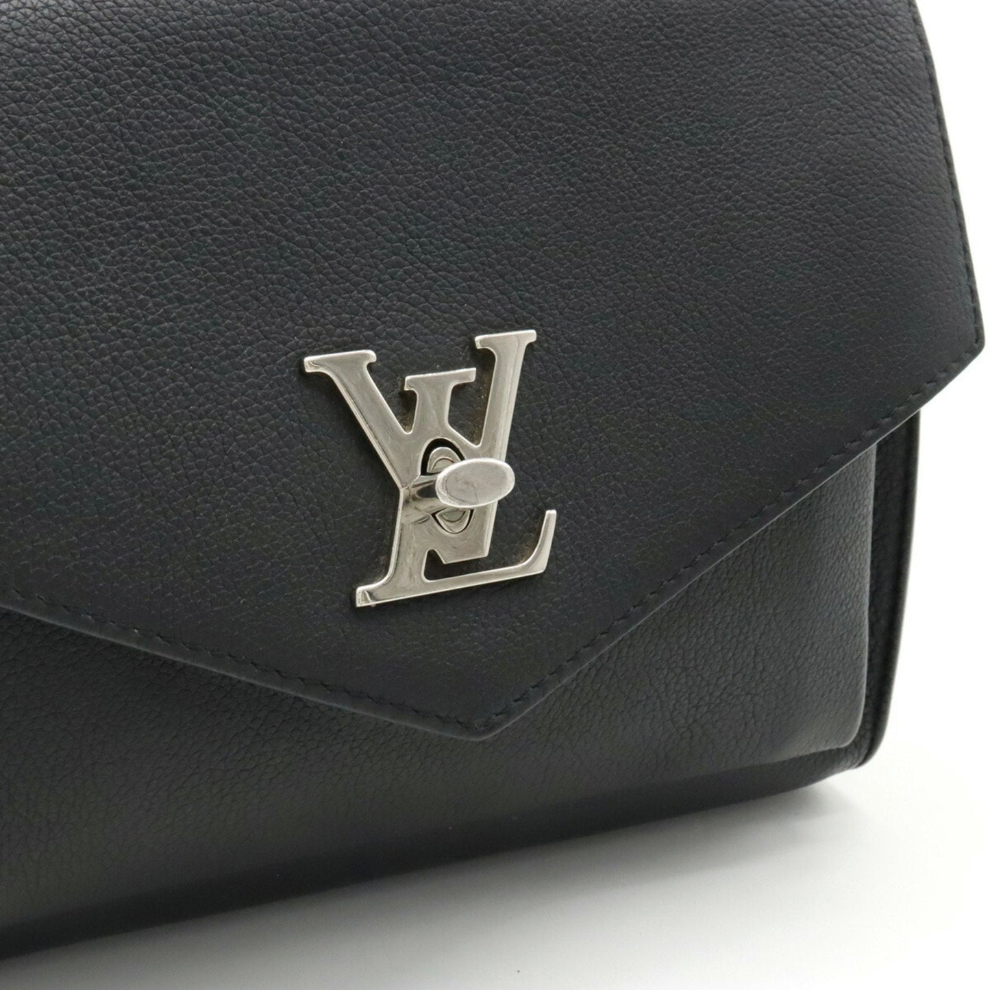 LOUIS VUITTON My Lock Me Chain Shoulder Bag Leather Noir Black M51418