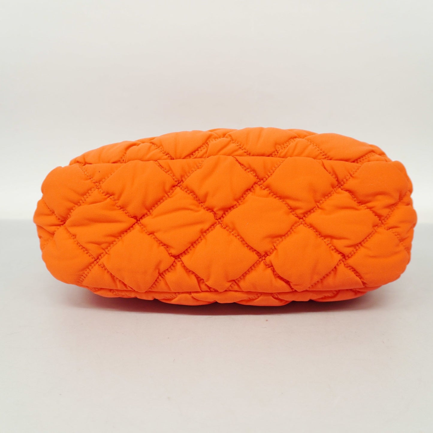 CHANEL Chain Shoulder Women's Nylon Shoulder Bag Orange