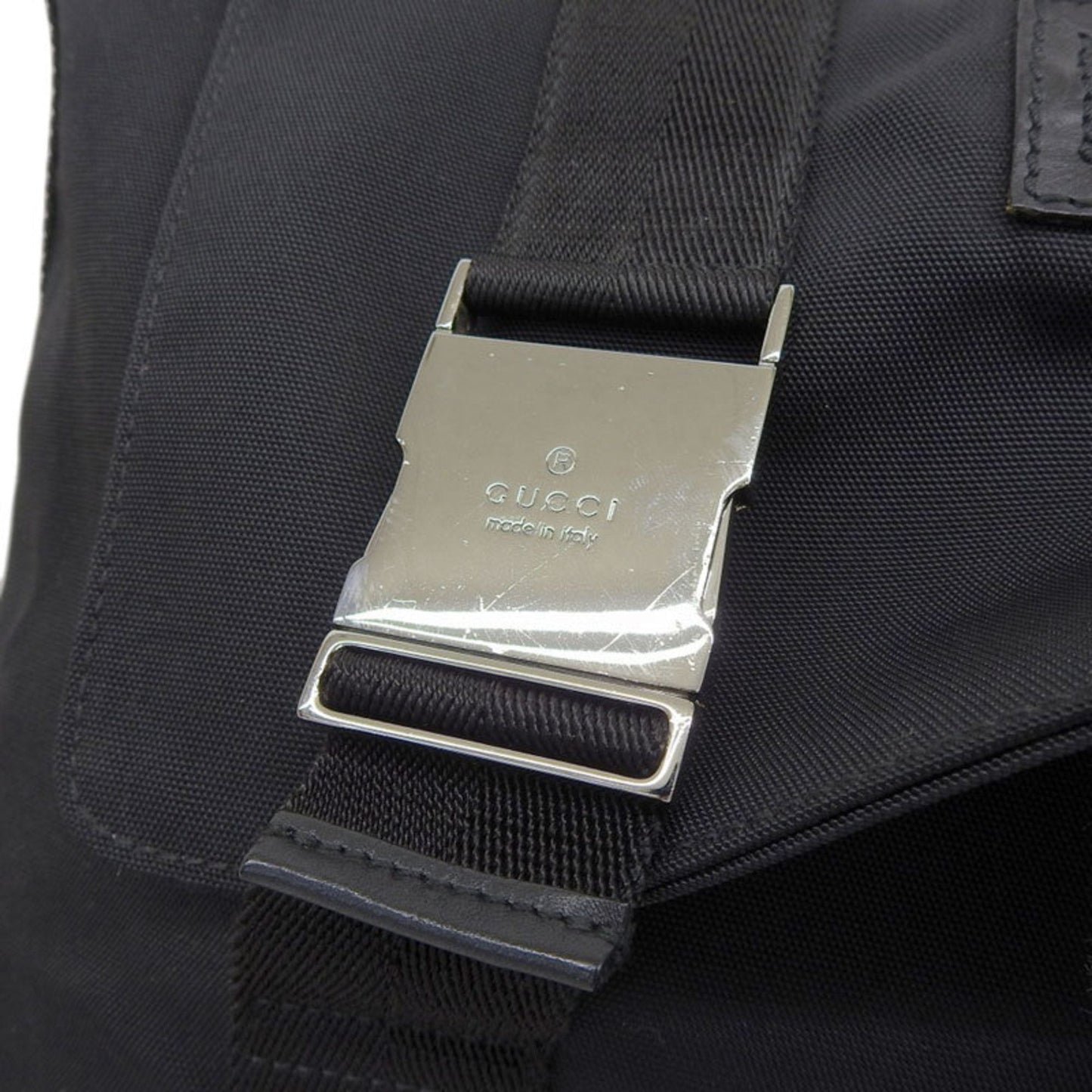 Gucci Bag men's shoulder canvas black 122374