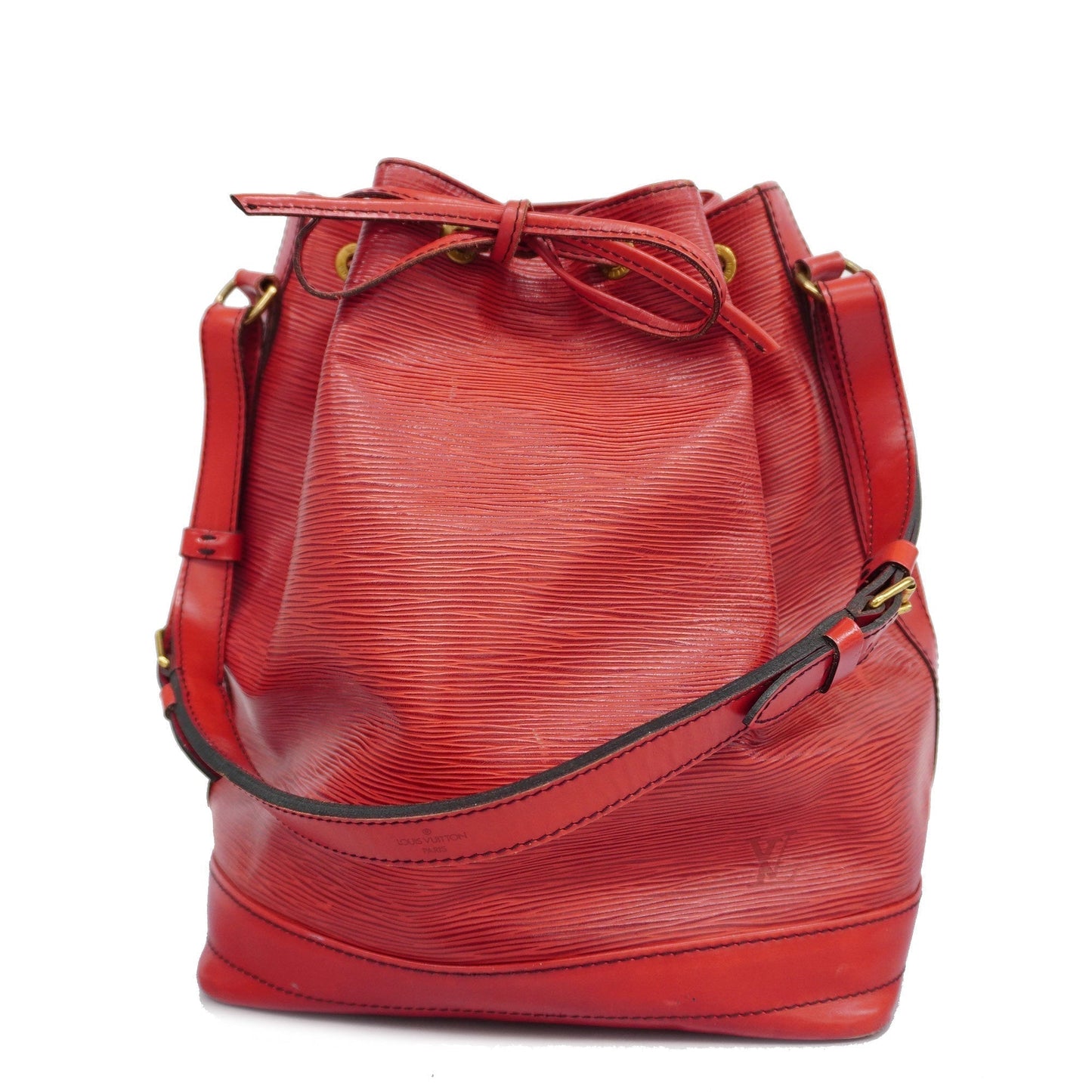 Louis Vuitton Epi Noe M59007 Women's Shoulder Bag Castilian Red
