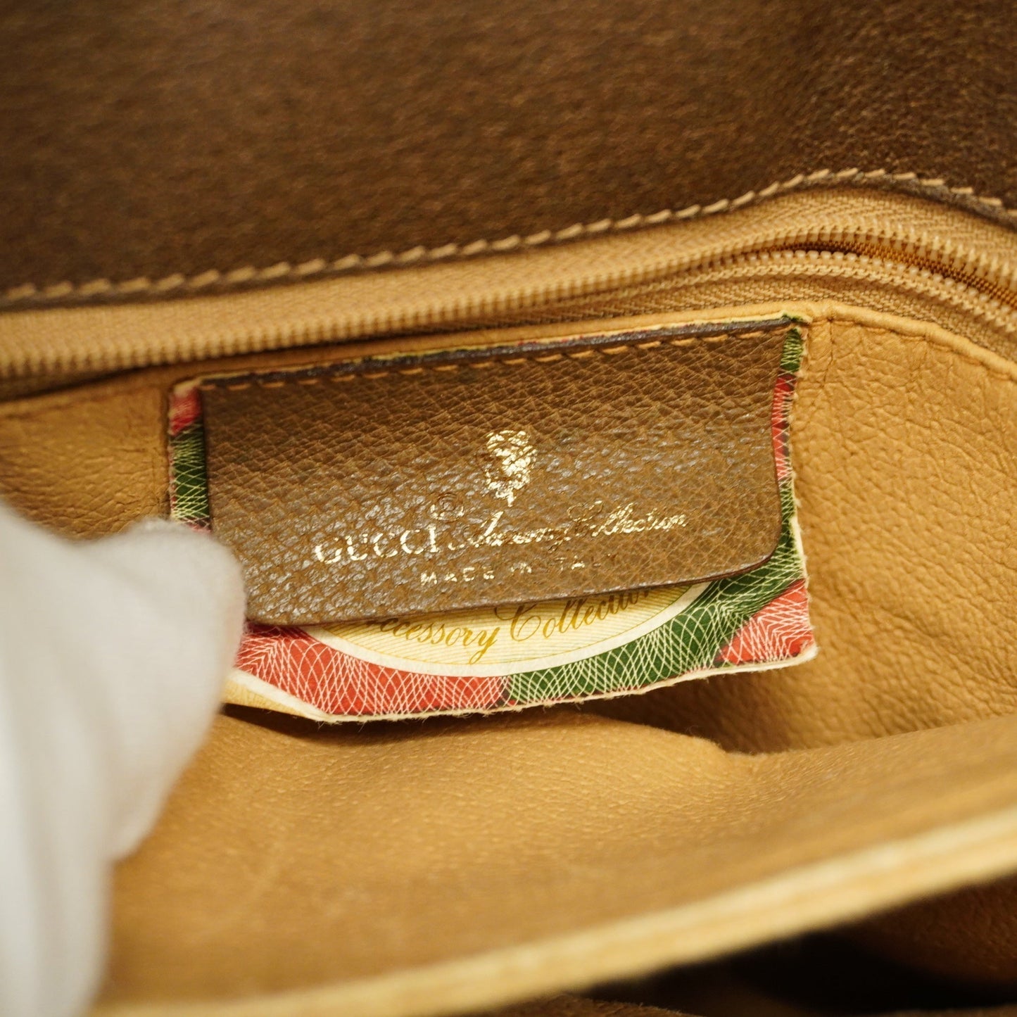 Gucci HandBag 116 02 080 Women's GG Supreme HandBag Beige