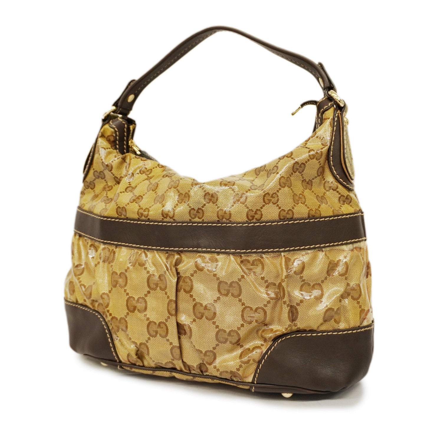 GUCCIAuth GG Crystal Shoulder Bag 223965 Women's Coated Canvas,Leather