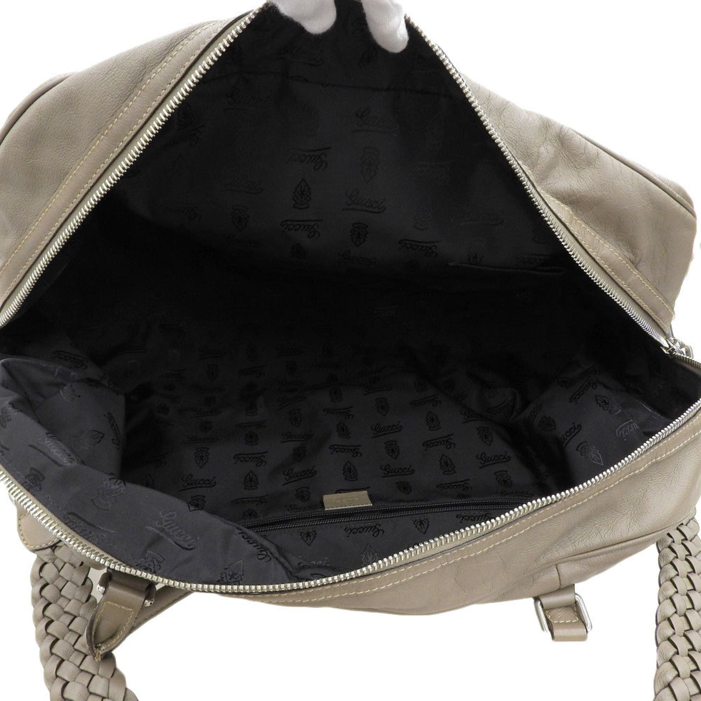 Gucci travel bag duffel leather graige Boston 189681 203998