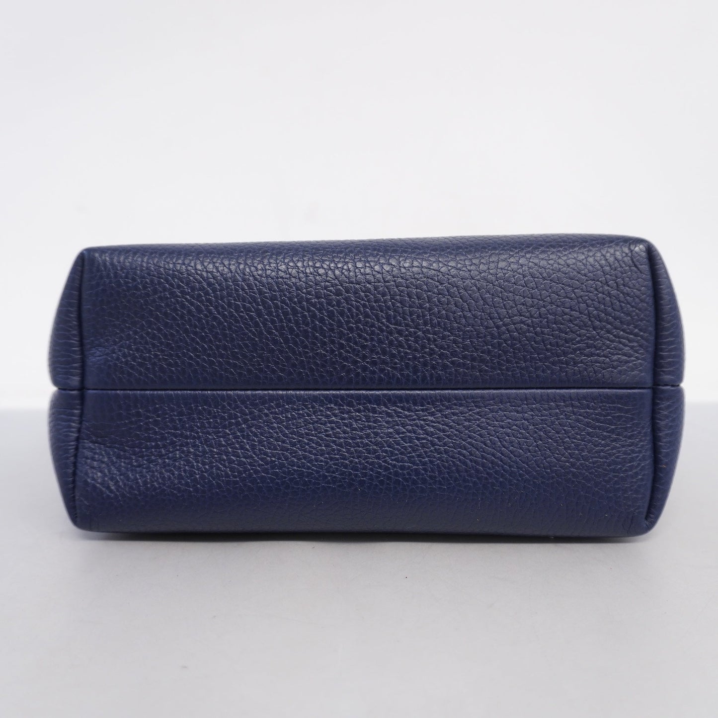 Gucci Children 457195 Leather HandBag Navy,White