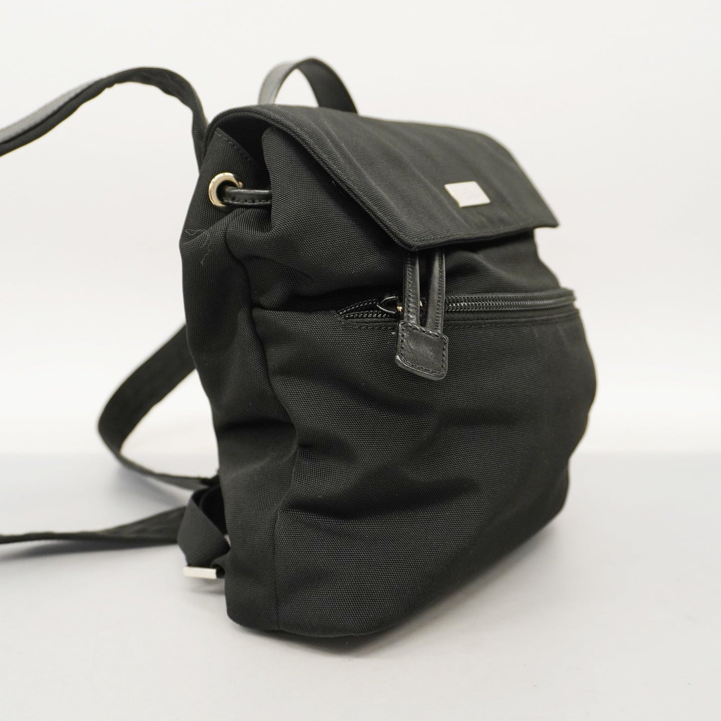 GUCCI Rucksack 003 0242 Women's Nylon Canvas Backpack Black