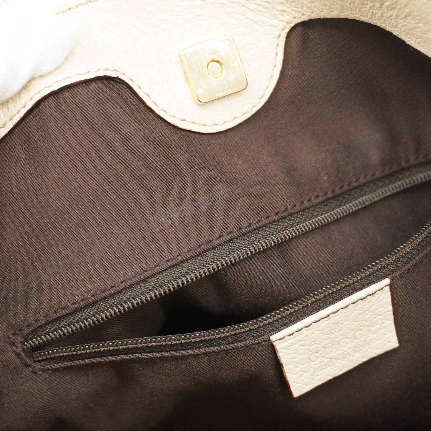 Gucci GG Canvas HandBag 121023 Women's HandBag Beige,Ivory