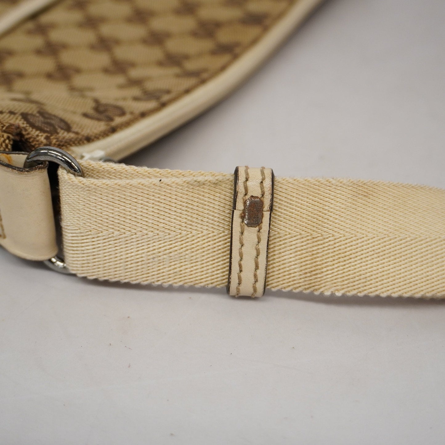 Gucci GG Canvas Shoulder Bag 145857 Women's Shoulder Bag Beige,Ivory