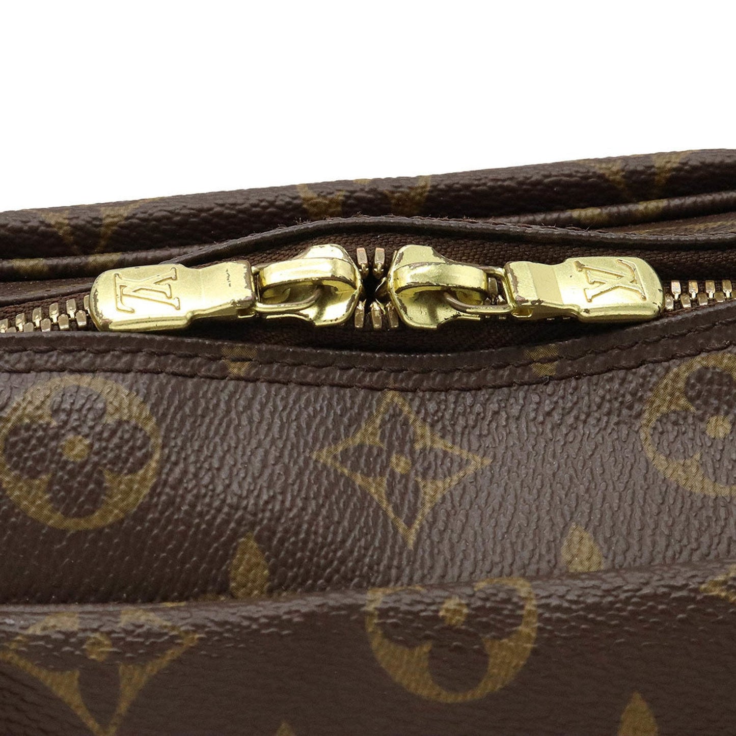 LOUIS VUITTON Monogram Sack Bossfort Handbag Bag Shoulder M40043