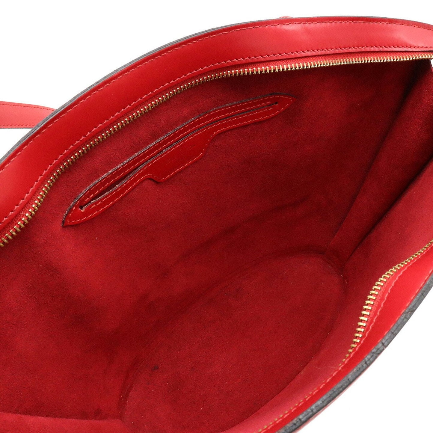 LOUIS VUITTON Epi Saint-Jacques Poigner Long Tote Bag Shoulder Leather Castilian Red M52337