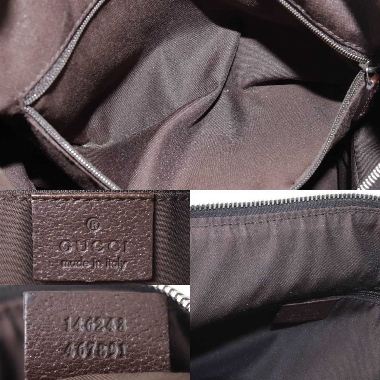 GUCCI Shoulder Bag Sherry Line GG Canvas