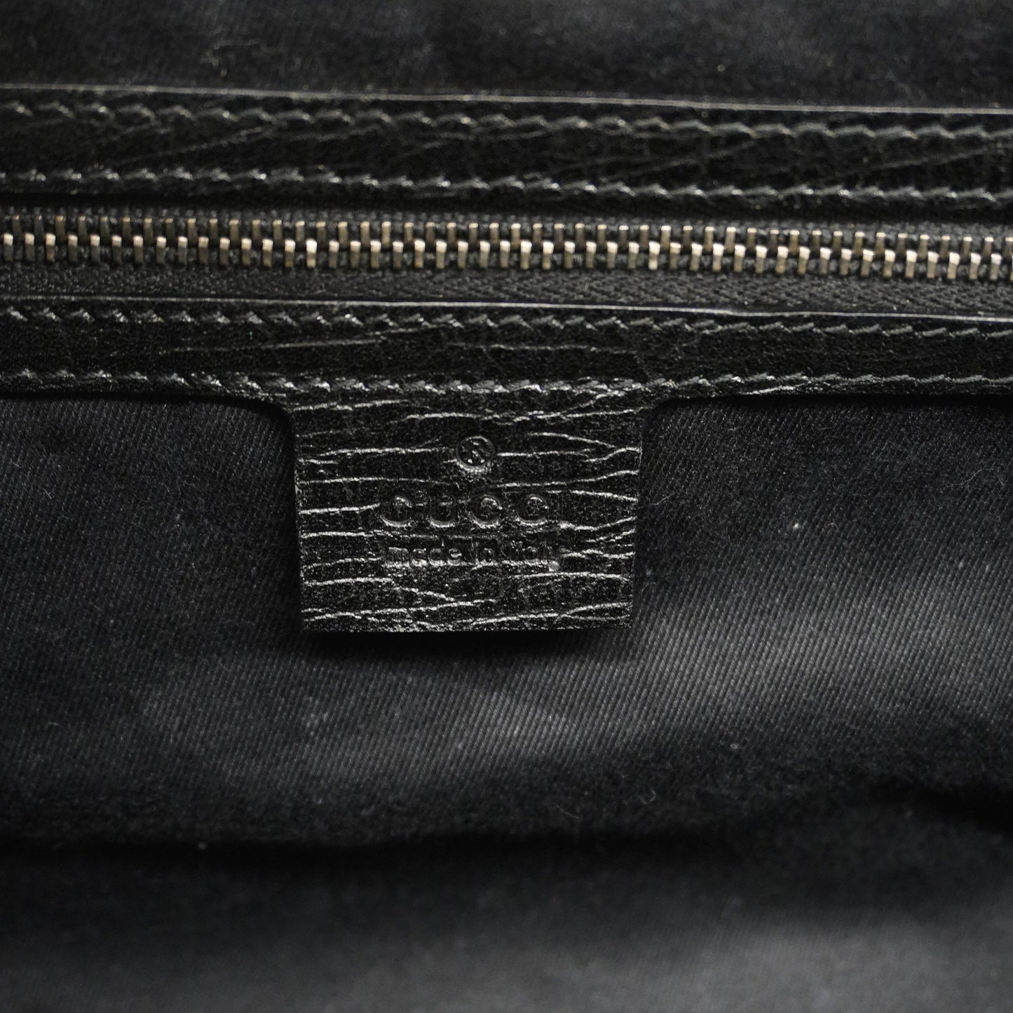 GUCCIAuth Bamboo Handbag 111713 Women's GG Canvas Handbag Black