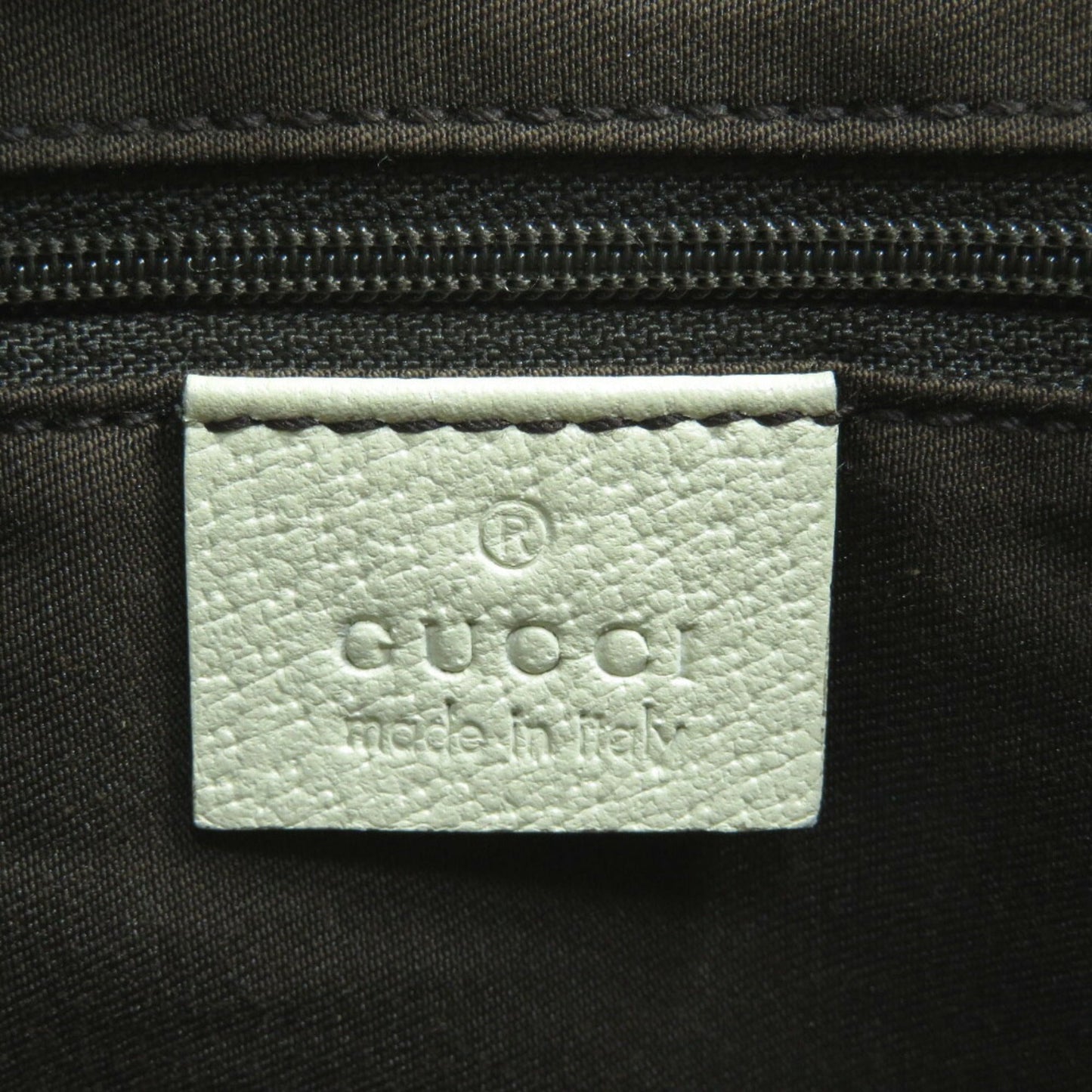 Gucci Abbey Line GG Canvas Leather Beige 130738 Handbag One Shoulder Bag 0045GUCCI