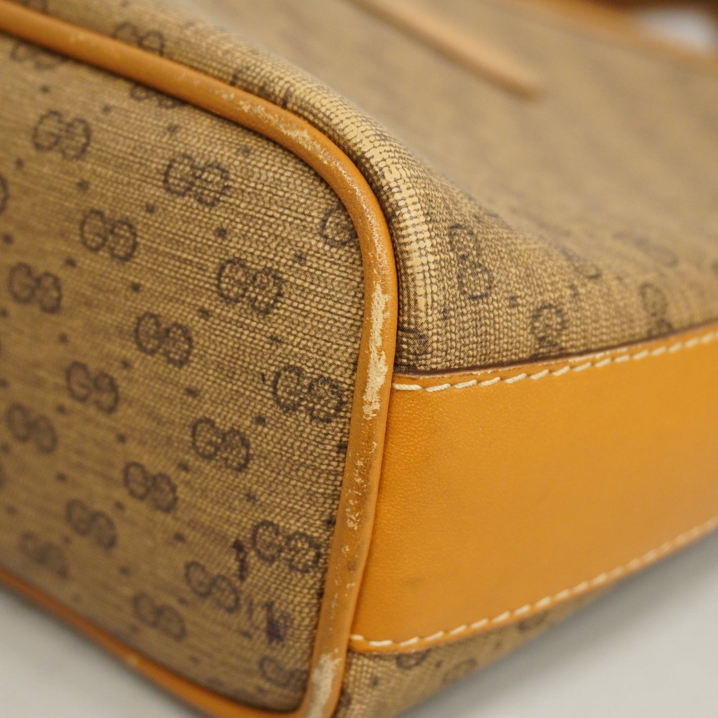 Gucci Micro GG 007 89 1095 Women's Shoulder Bag Beige