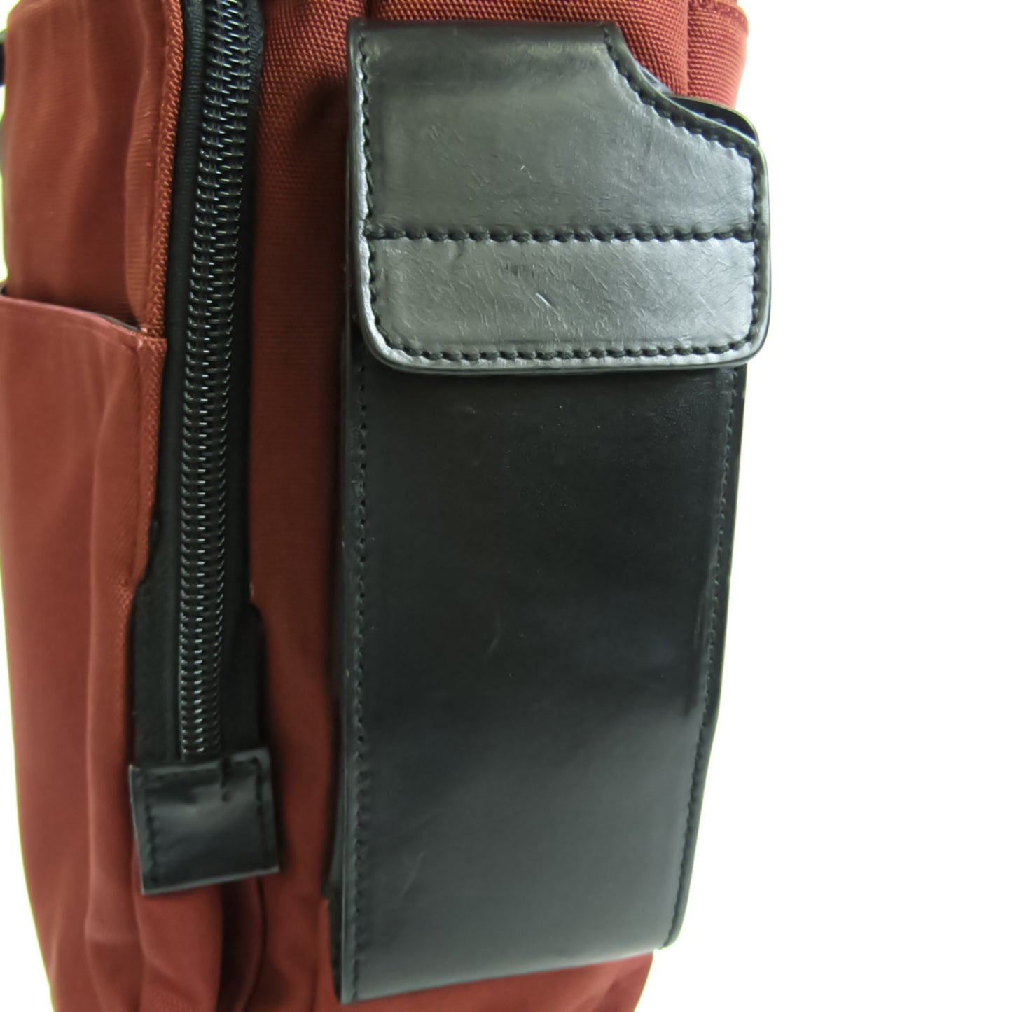 Gucci 019 0312 Unisex Nylon Canvas,Leather Messenger Bag,Shoulder Bag Red Brown