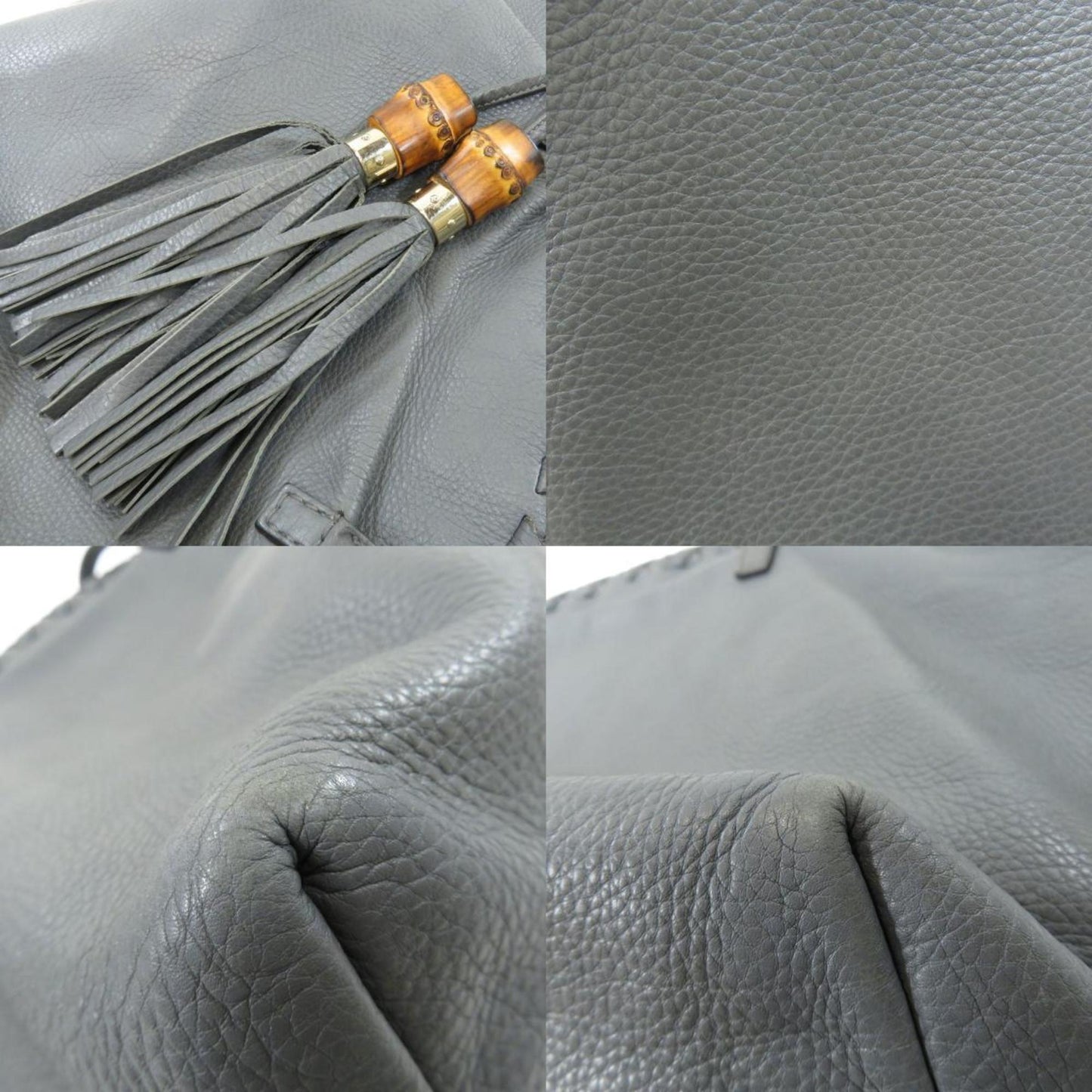 Gucci 354665 Tassel Motif Outlet Tote Bag Leather Women's GUCCI
