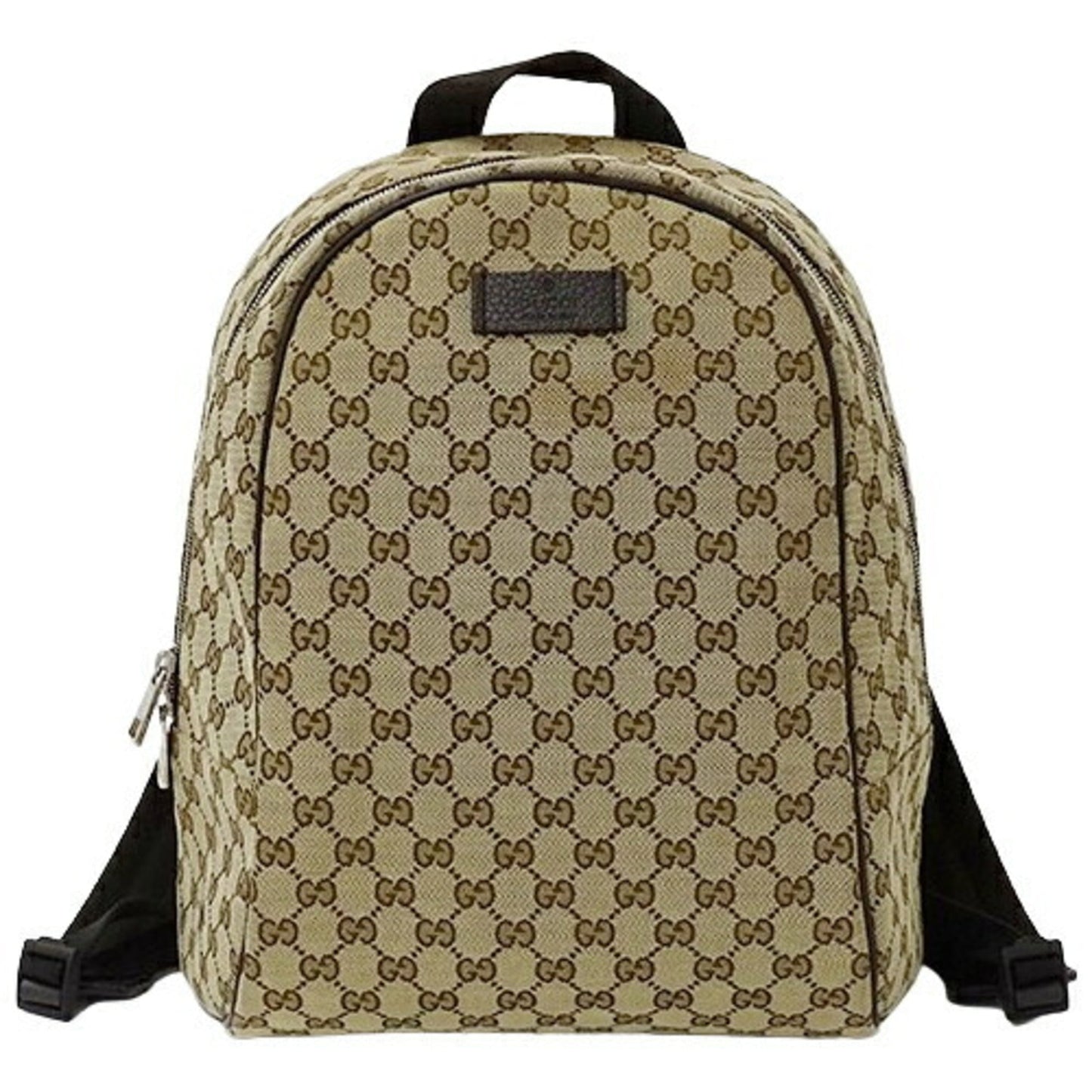 Gucci Bag ladies men's backpack GG canvas brown beige 449906
