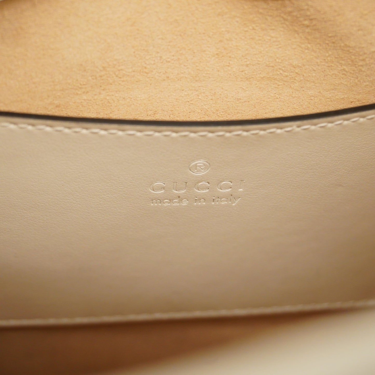 GUCCIAuth GG Marmont 2WAY Bag 696123 Women's Leather Handbag,Shoulder Bag Ivory