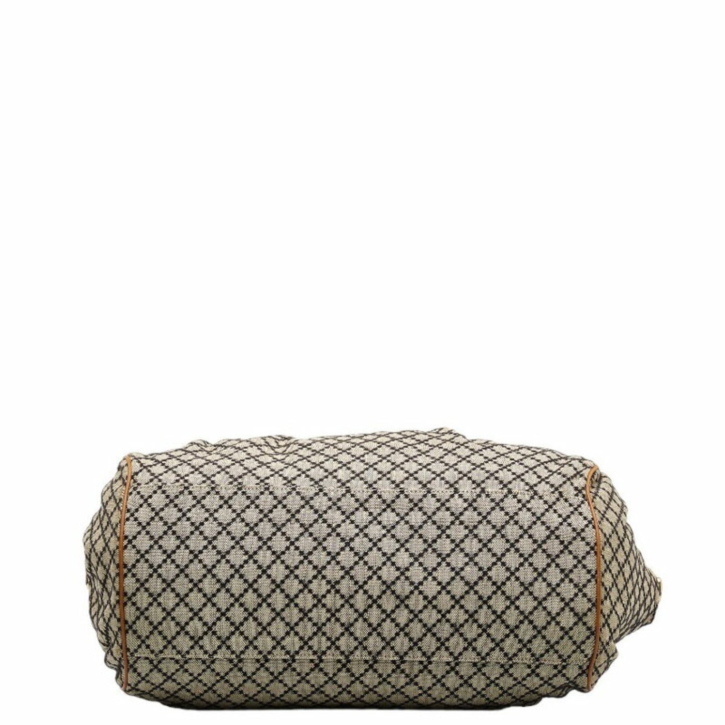 GUCCI Diamante Sookie Handbag Shoulder Bag 2WAY 223974 Beige Black Canvas Leather Ladies