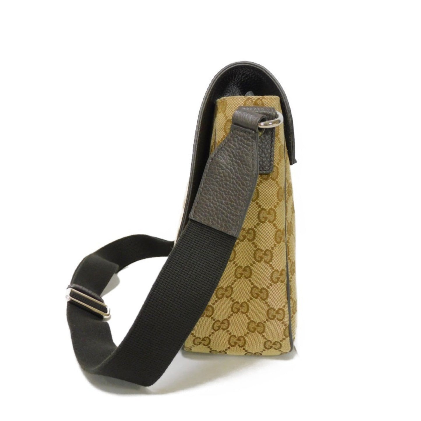 GUCCI Shoulder Bag GG Canvas Messenger Beige Brown Crossbody Logo Embossed 449171 KY9KN 9886 Men's Women's