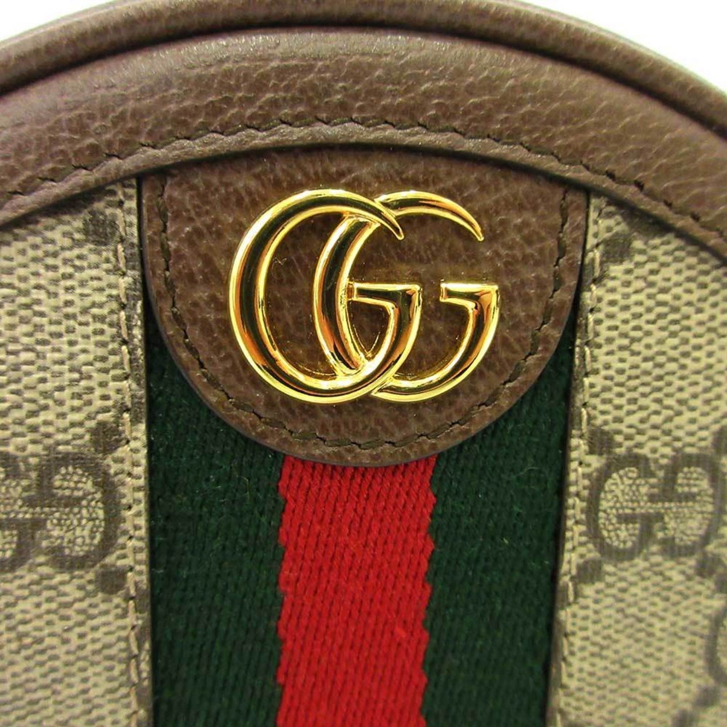 Gucci Bag Offidia Mini Rucksack Backpack Brown Sherry Line Ladies GG Supreme